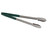 TableCraft Products 3716GEU 16" Spring Steel Green Vinyl Coated Tongs