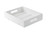 TableCraft Products CRATE12W 12.75" W x 10.5" D x 2.75" H White Half Size Gastronorm Crate