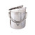 TableCraft Products H303 120 Oz. 7" x 7" x 8 1/2" Double Wall Stainless Steel Cash & Carry Ice Bucket