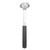 TableCraft Products AM5301BK 1 Oz. Stainless Steel Antimicrobial Ladle with 9" L Black Vinyl Coated Handle