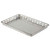 TableCraft Products SCB139 13" W x 9" D x 1 1/4" H Rectangular Circle Stamped Edges Brushed Stainless Steel Tray