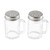 TableCraft Products C170-12 1.5 Oz. Stainless Steel Tops Cash & Carry Mini Mason Salt & Pepper Shaker