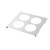 TableCraft Products T4 4 Hole Stainless Steel Squeeze Bottle Template