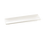 TableCraft Products M206 20" W x 6" D White Rectangular Melamine Frostone Collection Dish