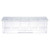 TableCraft Products 10007 16 1/8" W x 6 1/4" D x 5" H Clear Polystyrene Bar Condiment Holder