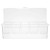TableCraft Products 10007 16 1/8" W x 6 1/4" D x 5" H Clear Polystyrene Bar Condiment Holder