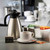 TableCraft Products 10297 34 Oz. Vacuum Insulated Thumb Press Black Plastic Lid Coffee Carafe