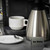TableCraft Products 10297 34 Oz. Vacuum Insulated Thumb Press Black Plastic Lid Coffee Carafe