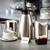 TableCraft Products 10297 34 Oz. Vacuum Insulated Thumb Press Black Plastic Lid Coffee Carafe