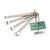 TableCraft Products H723 4-Piece Stainless Steel Cash & Carry Spice Spoon Set - 24/Case