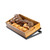 TableCraft Products CRATE114 20.75" W x 12.75" D x 4.25" H Brown Full Size Gastro Serving / Display Crate Fits 1/1 GN Pan