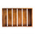 TableCraft Products CRATE114 20.75" W x 12.75" D x 4.25" H Brown Full Size Gastro Serving / Display Crate Fits 1/1 GN Pan