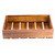 TableCraft Products CRATE114 20.75" W x 12.75" D x 4.25" H Brown Full Size Gastro Serving / Display Crate Fits 1/1 GN Pan