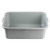 TableCraft Products 1557G 21" W x 17" D x 7" H Gray Tote Box