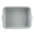 TableCraft Products 1557G 21" W x 17" D x 7" H Gray Tote Box
