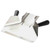 TableCraft Products FFD8 9-1/4" W x 2-1/4" H Black Dual Handle Stainless Steel French Fry Scoop
