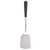 TableCraft Products AM3313BK 14" L Stainless Steel Antimicrobial Solid Turner With Black Vinyl Coated Handle