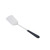 TableCraft Products AM3313BK 14" L Stainless Steel Antimicrobial Solid Turner With Black Vinyl Coated Handle