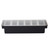 TableCraft Products 102 19 1/2" W x 6" D x 4 1/4" H Black ABS Plastic Bar Condiment Holder