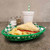 TableCraft Products 1074G 9-1/4" W x 6" D x 1-3/4" H Classic Basket