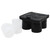 TableCraft Products BSST 4 Compartment 1 Oz. Black Shot Cash & Carry Shot glass