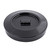 TableCraft Products TW771 7 3/4" Dia. x 1 3/4"H Round Polypropylene Black Tortilla Warmer