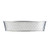 TableCraft Products 10034 8 1/8" W x 1 1/2" H Round Stainless Steel Lattice Collection Platter