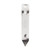 TableCraft Products CT109 4" Nickel Plated Can Tapper - 60/Case