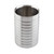 TableCraft Products 10701 4.88" Dia. x 7.25" 18 Oz. Double Wall Brushed Stainless Steel Wine Cooler