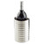 TableCraft Products 10701 4.88" Dia. x 7.25" 18 Oz. Double Wall Brushed Stainless Steel Wine Cooler