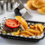TableCraft Products 1077BK Black Rectangular Grande Plastic Basket - 36/Case