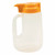 TableCraft Products PP32Y 32 Oz. Clarified Polypropylene Yellow Option Dispenser