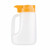 TableCraft Products PP32Y 32 Oz. Clarified Polypropylene Yellow Option Dispenser