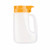 TableCraft Products PP32Y 32 Oz. Clarified Polypropylene Yellow Option Dispenser