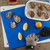 TableCraft Products CB1520BLA 15" W x 20" D x 1/2" H Blue Polyethylene Cutting Board