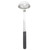 TableCraft Products AM5314BK 4 Oz. Stainless Steel Antimicrobial Ladle with 11 1/2" L Black Vinyl Coated Handle