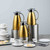 TableCraft Products RR3 3 Piece Set Round Brushed Stainless Steel Riser Set