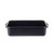 TableCraft Products 1529B 21 1/2" W x 15 3/4" D x 5" H Black Tote Box