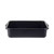 TableCraft Products 1529B 21 1/2" W x 15 3/4" D x 5" H Black Tote Box