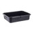 TableCraft Products 1529B 21 1/2" W x 15 3/4" D x 5" H Black Tote Box