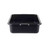 TableCraft Products 1529B 21 1/2" W x 15 3/4" D x 5" H Black Tote Box