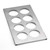 TableCraft Products T8 8 Hole Stainless Steel Squeeze Bottle Template