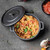 TableCraft Products 10748 16 Oz. With Lid & Handles Stainless Steel Knob Cast Iron Black Cocotte
