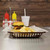 TableCraft Products 1079BK Black Ractangular Mas Grande Plastic Basket - 36/Case