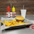 TableCraft Products 1079BK Black Ractangular Mas Grande Plastic Basket - 36/Case