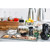 TableCraft Products R2212 22" W x 12" D x 1 1/2" H Rectangular 18/8 Stainless Steel Rice Pattern Remington Collection Tray