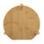 TableCraft Products 10755 10" Dia. x 5 3/4" Beverage Dispenser Stand Only Bamboo