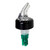 TableCraft Products 4243A 3/4 Oz. Clear Spout Cash & Carry Proper Pour With Green DipTube And Black Collar