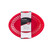 TableCraft Products C1084R 11.75" W x 9" D x 1.75" H Red Plastic Cash & Carry Baskets