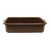 TableCraft Products 1529BR 21 1/2" W x 15 3/4" D x 5" H Brown Tote Box